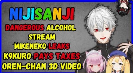 Nijisanji d*adly alcohol mix on stream, mikeneko leaked dm