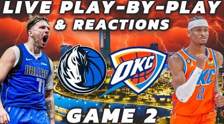 Dallas Mavericks vs Oklahoma City Thunder | Live Play-By-Play &amp; Reactions