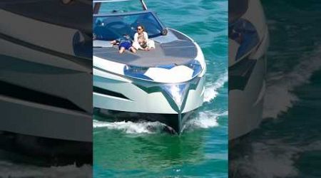 Tesla Electric Yacht. Luxury Miami#miami #yacht #video #viral #boat