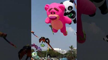 kites #kite #giant #huge #asmr #short #shorts international kit festival in Pattaya Thailand