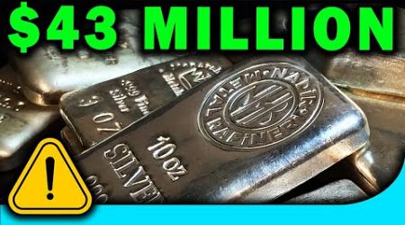 Government Claims $43 Million In Silver Bars Even Though THIS Happened!