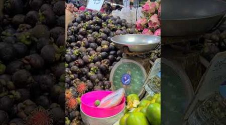 태국 시장 과일 - 새콤달콤 망고스틴 #mangosteen #thaifruit #fresh #bangkok #bkk #thailand #daily #localmarket