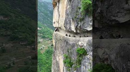 Lanying Cliff Sky Road Motorcycle Riding #chinatourism #travel #discoverchina #chinatravel