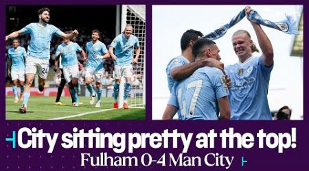 Man City beat Fulham to go TOP of the Premier League 