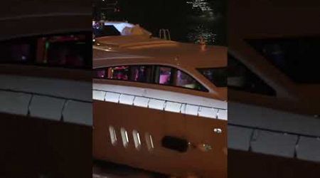 Party on luxury power yacht after midnight at the Haulover Inlet in Bal Harbour, FL (Part 2-Final)