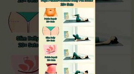 yoga pilates reduce belly fat #weightloss #health #shorts