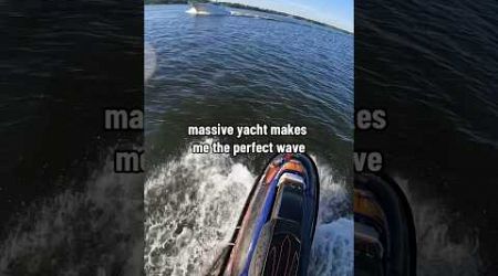 yacht captain started yelling #sendit #fullsend #2stroke #jetski #extremesports #yacht #boating