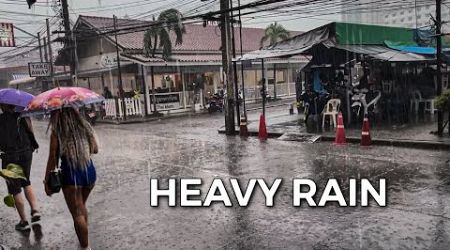 Pattaya Soi Buakhao Heavy Rain And Thunderstorms, Pattaya Today