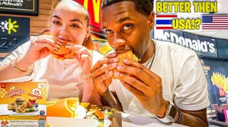 AMERICANS Try MCDONALD&#39;S IN THAILAND FOR THE FIRST TIME 