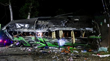 At least 11 dead in Indonesia bus crash after brakes apparently failed, police say 
