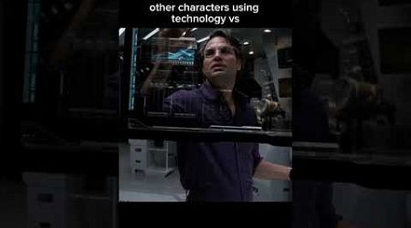 Other superheroes vs Tony using technology #marvel #shorts