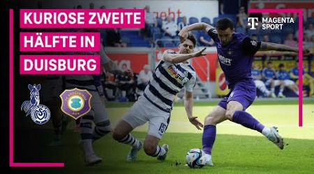 MSV Duisburg - FC Erzgebirge Aue, Highlights mit Live-Kommentar | 3. Liga | MAGENTASPORT