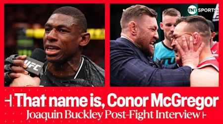 Buckley’s bizarre callout for Conor McGregor | UFC Fight Night Interview
