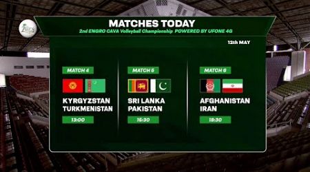 Live | Day 2 | 2nd Engro Cava Volleyball Nations League 2024 | Sports Central