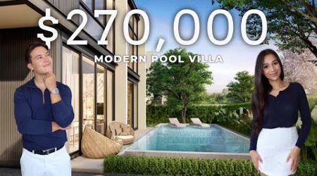 Touring a $270,000 (9.9M THB) Ultra Modern Pool villa in Pattaya, TH