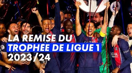 PSG : La cérémonie de la remise du trophée de la Ligue 1 en intégralité