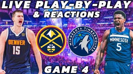 Denver Nuggets vs Minnesota Timberwolves | Live Play-By-Play &amp; Reactions