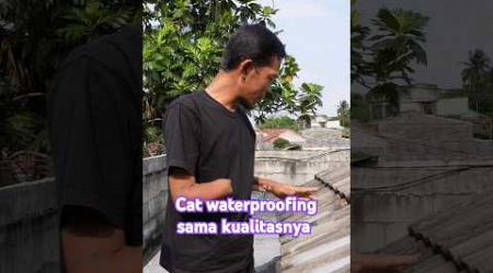 Tes cat waterproofing sekelas #education #rumah #tips #builder