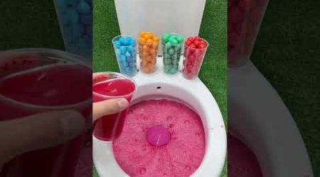 Rainbow M&amp;Ms vs Colorful Balloons - Coca Cola, Fanta, Sprite Popular Sodas and Mentos in the Toilet