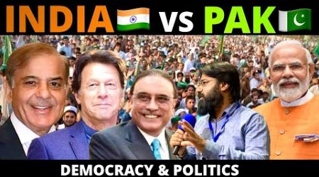 POLITICS &amp; DEMOCRACY IN INDIA VS PAKISTAN | PAKISTANI UNIVERSITY STUDENTS REACTION ||