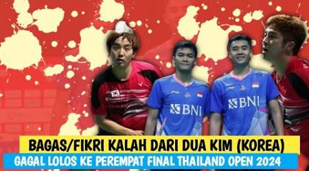 Bagas/Fikri Harus Akui Keunggulan Duo Kim di Babak 16 Besar Thailand Open 2024