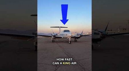 How FAST can a KINGAIR FLY? #pilot #travel