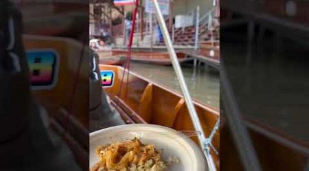 Yummy fried rice at Bangkok Floating Market | Cravings satisfied