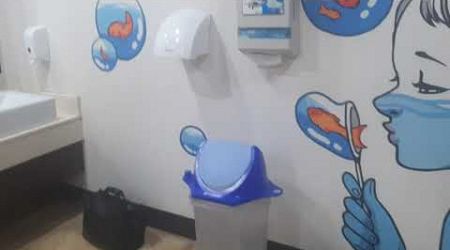 boutique koh samui airport toilet fish tank!