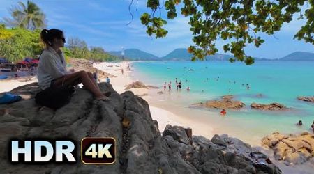 HDR 4K // PHUKET Patong Fuga Beach Club North Patong Beach - Virtual Walk Thailand