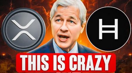 JPMORGAN CEO: EVERY BANK AND GOVERNMENT WILL USE XRP &amp; HBAR!