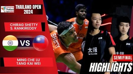 Rankireddy/Shetty (IND) vs Lu/Tang (TPE) - SF | Thailand Open 2024