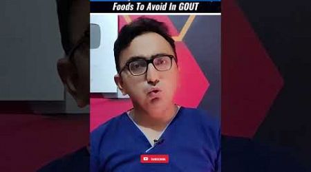 Foods To Avoid In GOUT #gout #arthritis #uric_acid #drjavaidkhan #health #healthtips #shorts