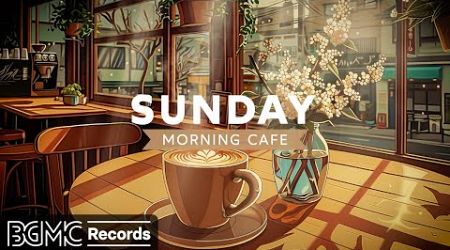 SUNDAY MORNING CAFE: 4K Cozy Coffee Shop &amp; Smooth Jazz Music for Relaxing, Studying and Working