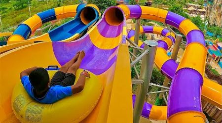 Adventurous Water Fun: Raft Water Slide at Andamanda Phuket, Thailand