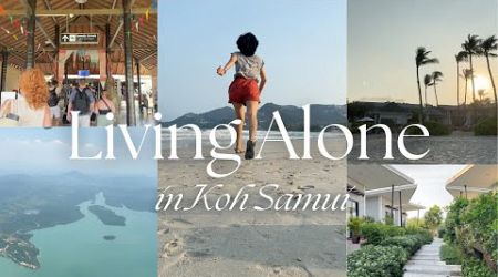 Một mình sống ở Koh Samui | Ngày đầu tiên lên đảo, nhà của mình, bữa ăn đầu tiên, đi ra biển