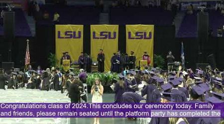 LSU College of Human Sciences &amp; Education Commencement Spring 2024