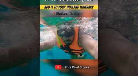 Serene Snorkelling Experience @ Phi Phi island, Phuket, Thailand #snorkeling #underwater #swimming