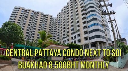 EXCELLENT LOCATION PATTAYA CONDO NEXT TO SOI BUAKHAO REVIEW TAI CENTER CONDOTEL 8,500BHT MONTHLY