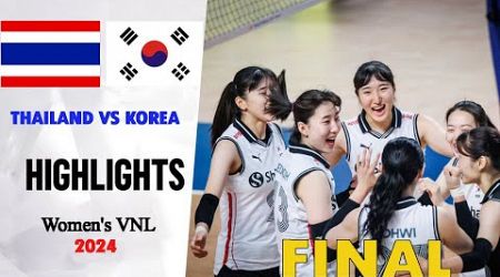Thailand vs Korea FULL GAME (19-5-2024) Women&#39;s VNL 2024 | Volleyball nations league 2024