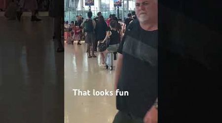 While in the Bangkok airport