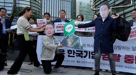 South Korea-Japan ties tested by dispute over Line app