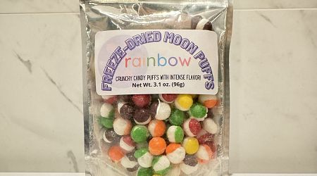 Rainbow Crunchy Candy Puffs