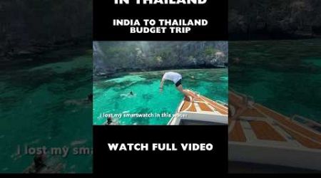 Ever tried swimming in the phuket island water | India to Thailand vlog