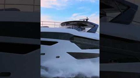 So low you can feel the water splashing! The new Sunseeker 100