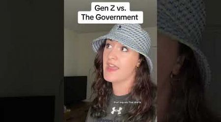 Gen Z vs. The government over money PART 2 #pov #skit #genz #relatable #shorts #comedy