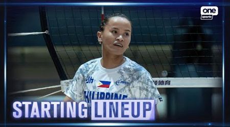 Fille Cainglet-Cayetano, Ayel Estrañero on Alas Pilipinas and AVC Challenge Cup | Starting Lineup