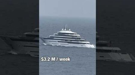 $200 million Renaissance Mega Yacht passing in Monaco