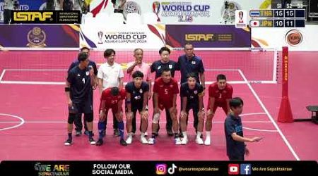 M60 Thailand vs Japan - ISTAF Sepaktakraw World Cup Kuala Lumpur 2024