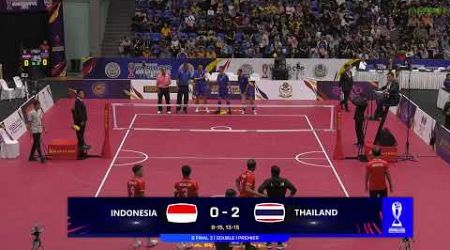 Indonesia vs Thailand - Semi Final 2 - Double - Premier - ISTAF Sepaktakraw World Cup Kuala Lumpu…