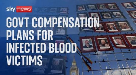 Government announces plan to compensate infected blood victims